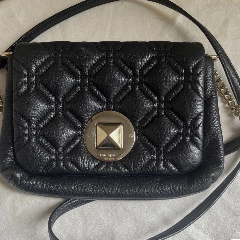 Kate Spade small quilted leather crossbody or clutch